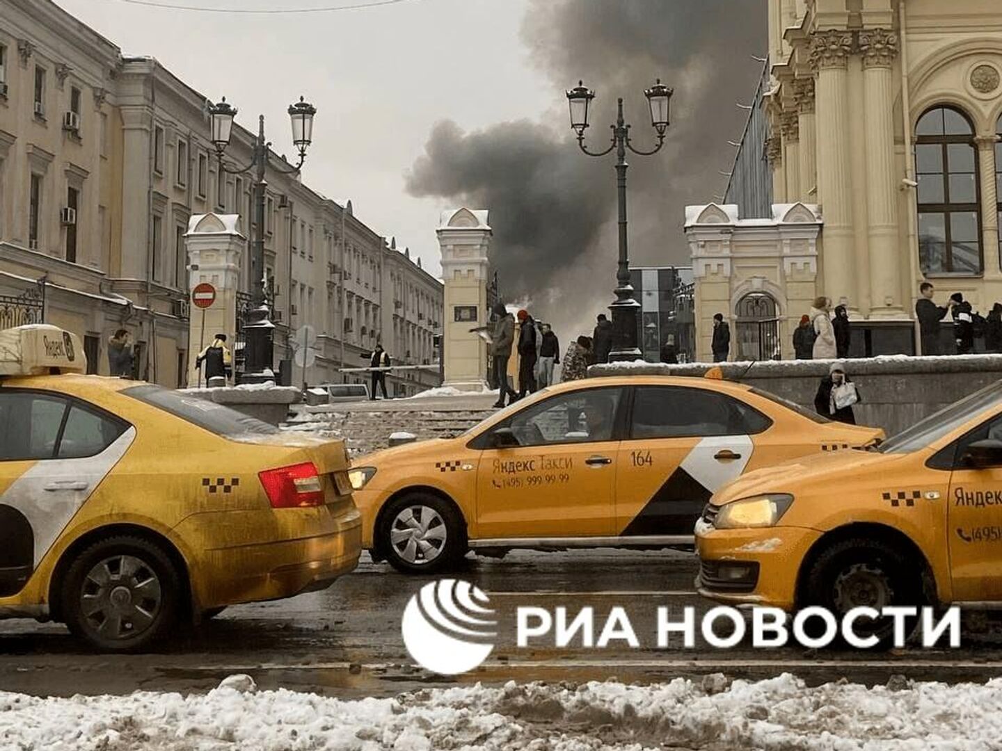 В районе площади трех вокзалов в Москве произошел пожар - РИА Новости,  20.11.2022