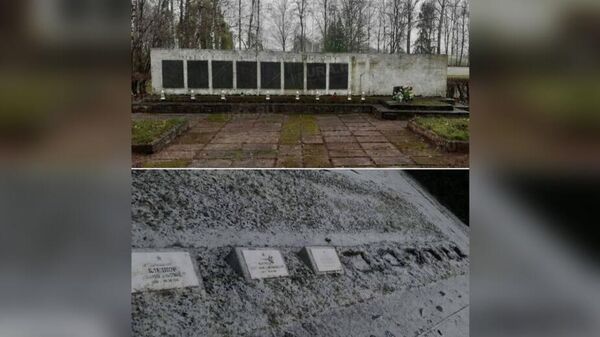Оскверненные советские памятники в Латвии