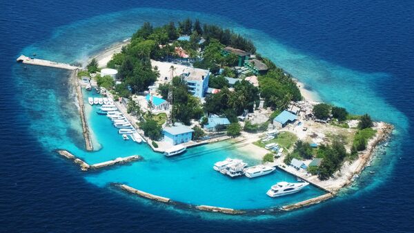 Один из Мальдивских островов