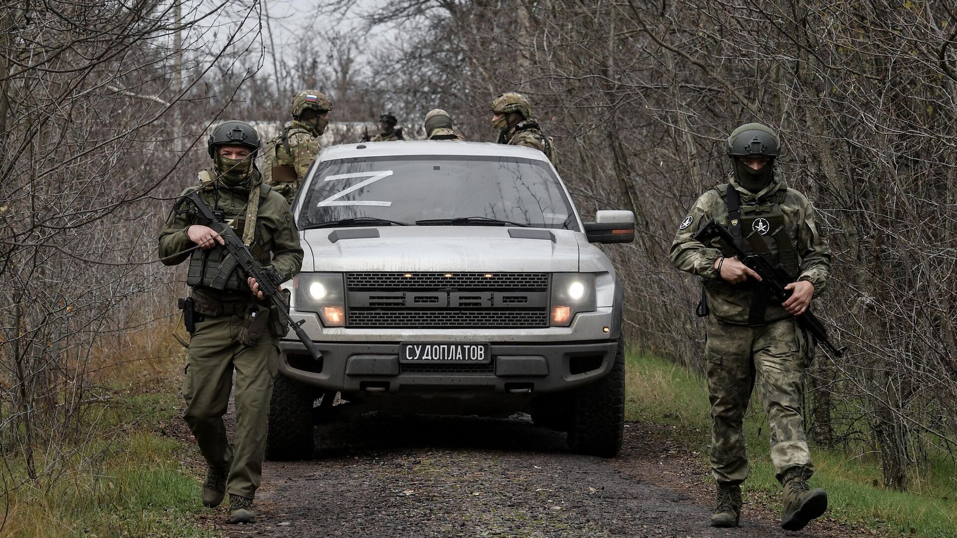 Военнослужащие добровольческого батальона имени Павла Судоплатова в Запорожской области - РИА Новости, 1920, 03.12.2022