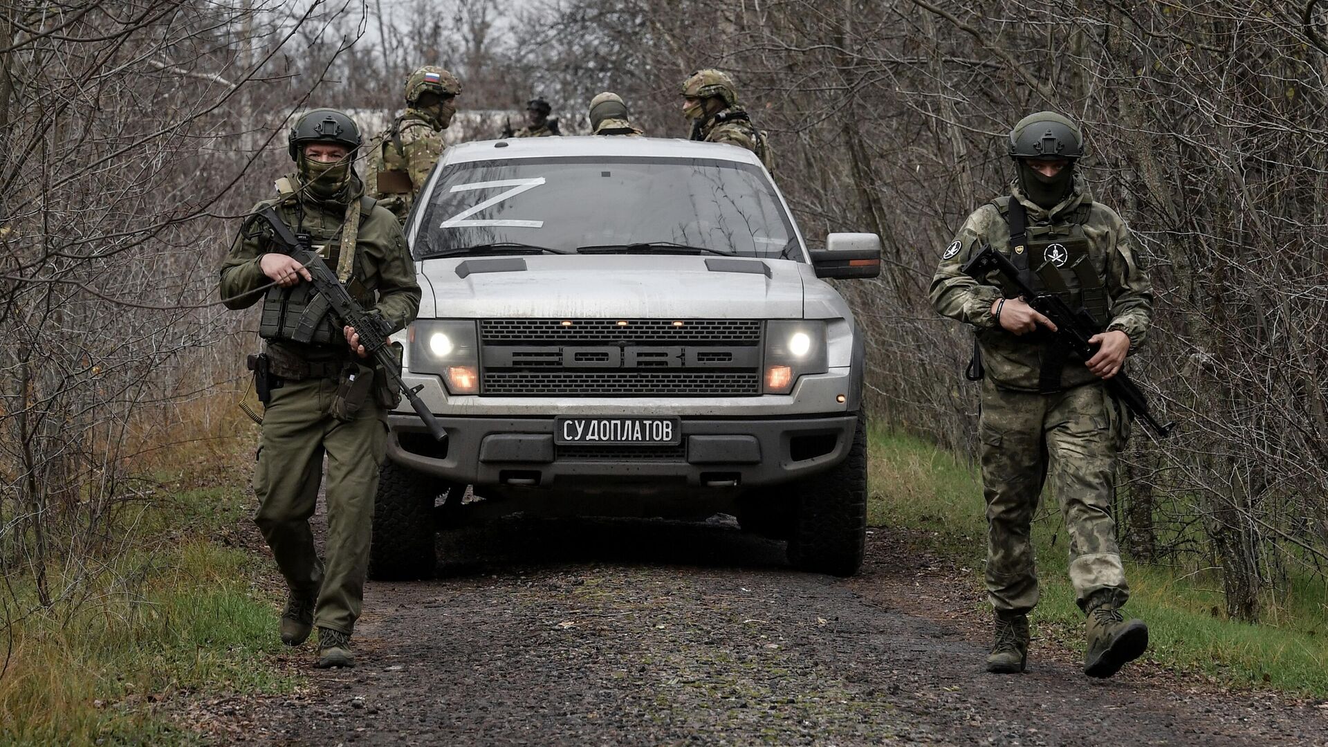 Военнослужащие добровольческого батальона имени Павла Судоплатова в Запорожской области - РИА Новости, 1920, 03.12.2022