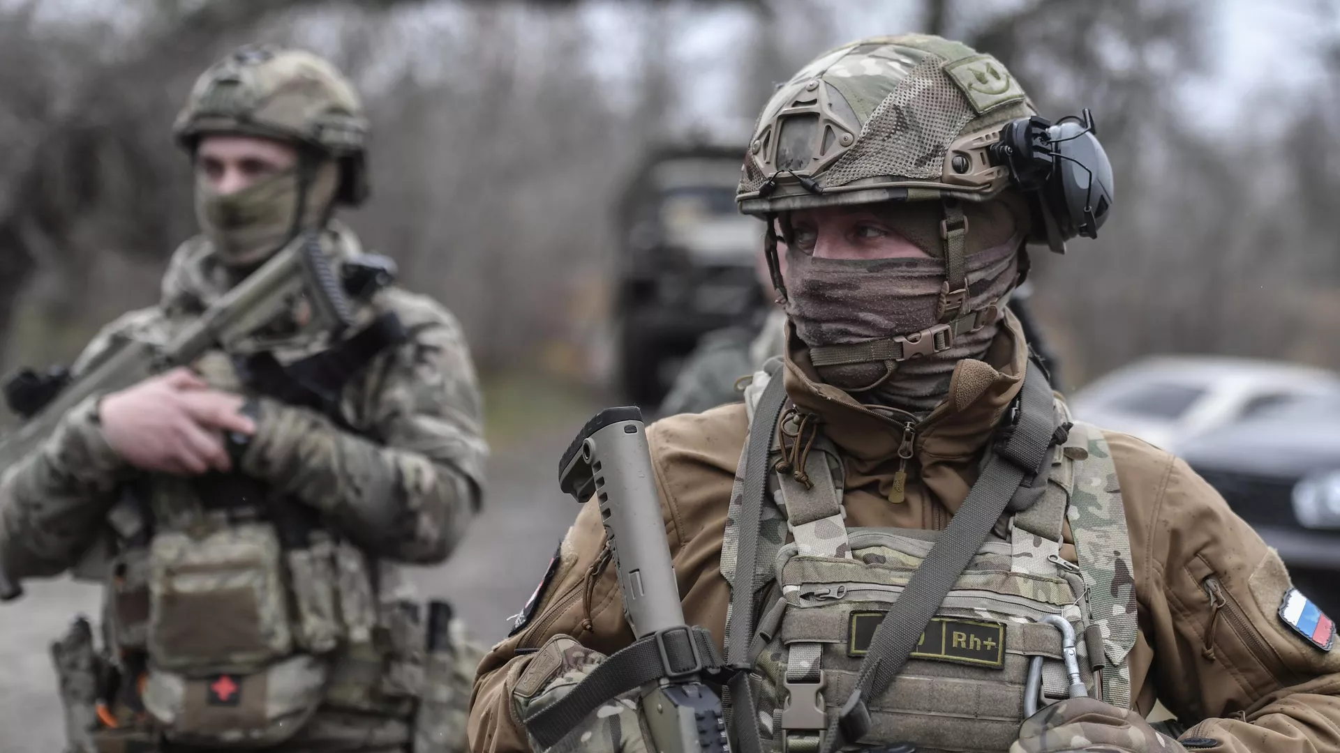 Военнослужащие добровольческого батальона имени Судоплатова в Запорожской области - РИА Новости, 1920, 04.12.2022