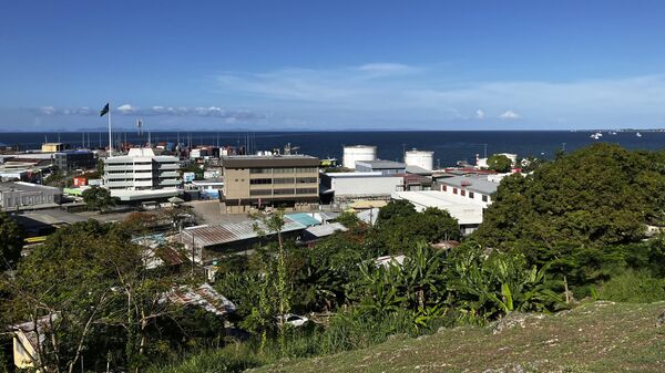 Вид Хониары после землетрясения, произошедшего у побережья Соломоновых островов. 22 ноября 2022