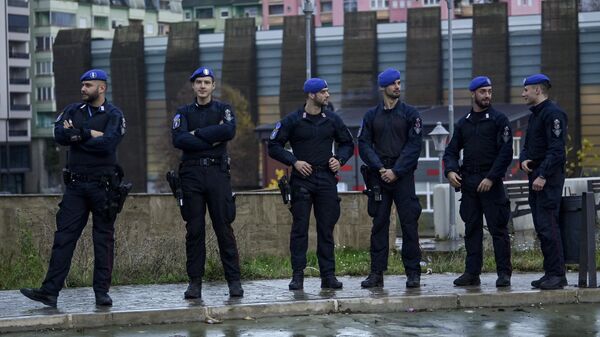 Полицейские из миссии EULEX в Косово