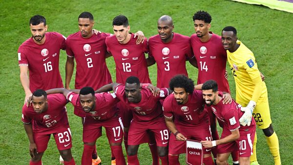 Футболисты сборной Катара