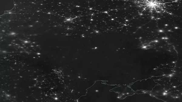 Спутниковый снимок Украины