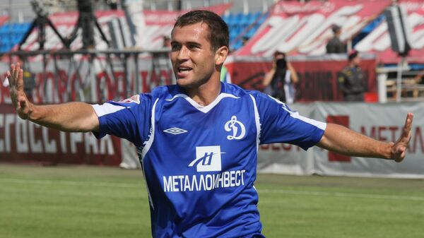 Александр Кержаков в игре за Динамо в 2008 году. Архивное фото