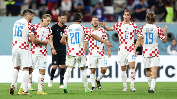 Футболисты сборной Хорватии на чемпионате мира 2022 года в Катаре