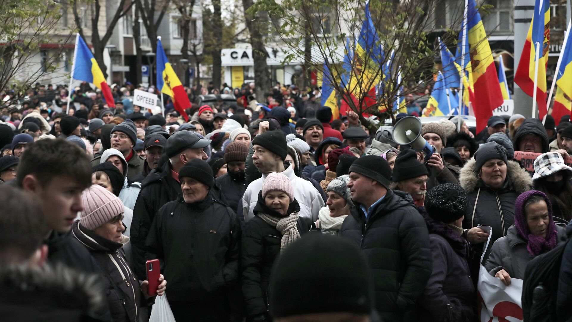 Акция протеста оппозиции в Кишиневе - РИА Новости, 1920, 14.02.2023