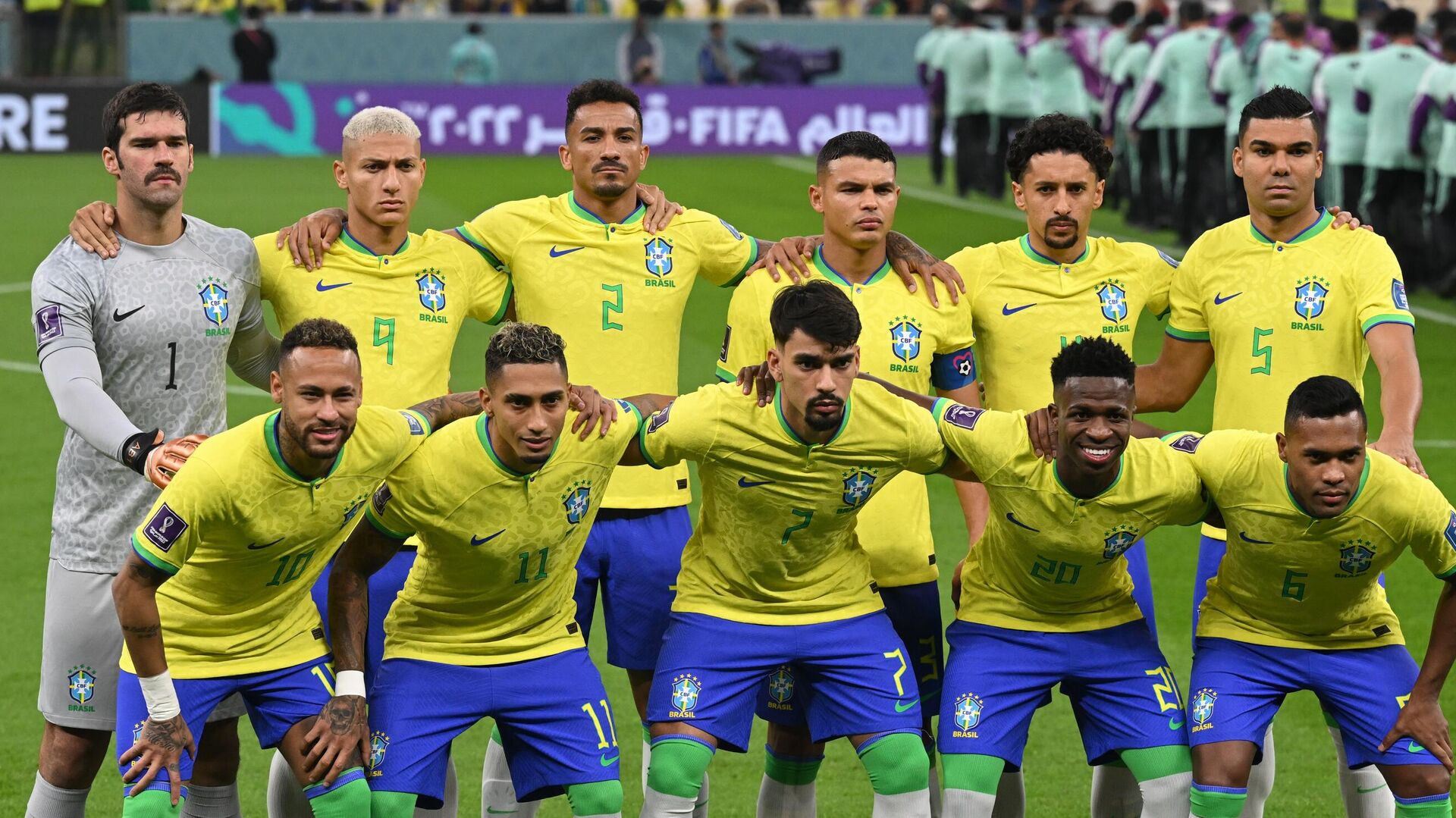 Футболисты сборной Бразилии на чемпионате мира 2022 года в Катаре - РИА Новости, 1920, 05.12.2022
