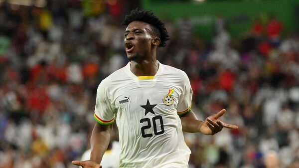 Ганский футболист Мохаммед Кудус на чемпионате мира 2022 года в Катаре
