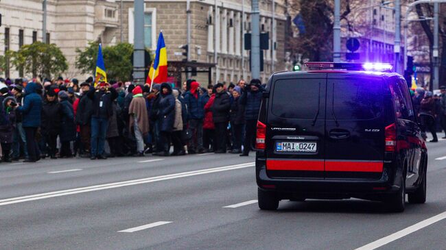 Акция протеста оппозиции в Кишиневе