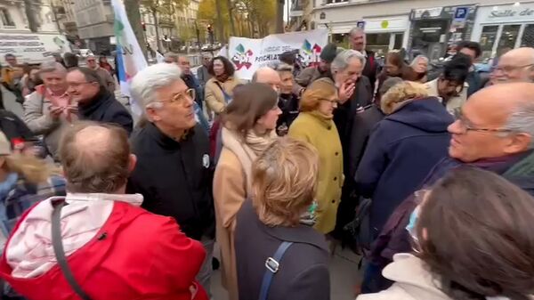 Забастовка психиатров в Париже 