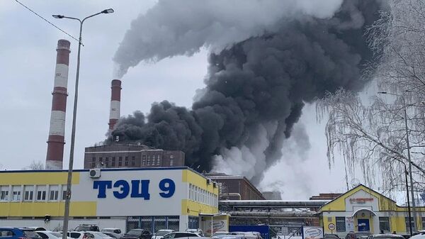 Пожар на ТЭЦ в Перми