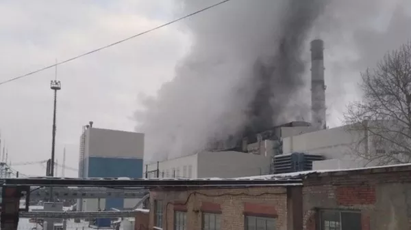 Пожар на ТЭЦ в Перми