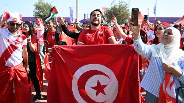 Фанаты сборной Туниса