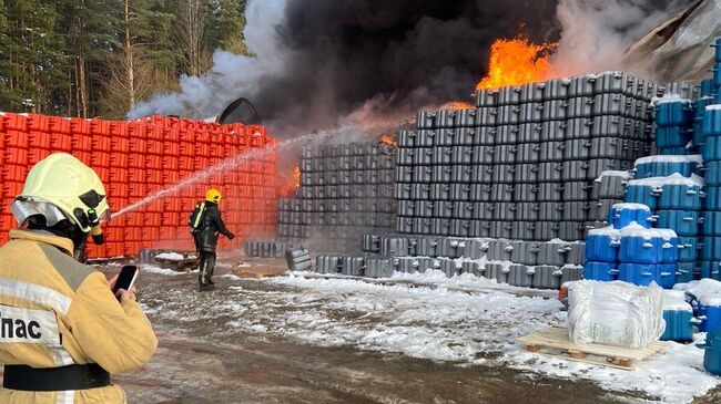 Пожар в городском округе Раменский 