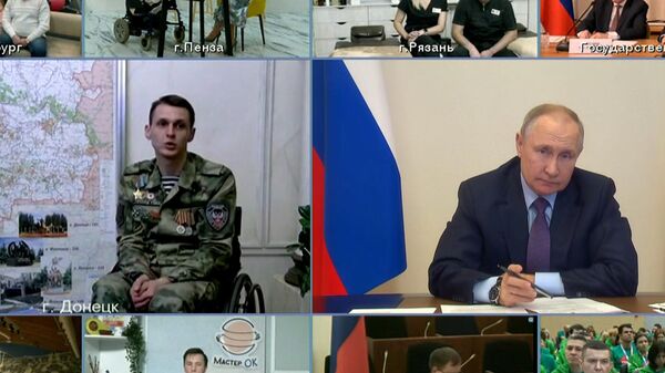  Солдат из Донецка благодарит Путина за присоединение Донбасса
