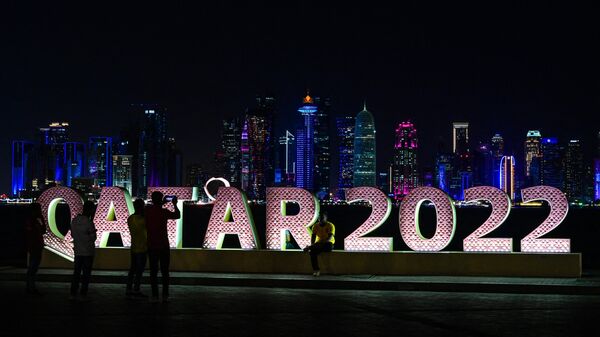 Туристы в Дохе во время чемпионата мира по футболу в Катаре
