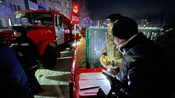 На месте взрыва бытового газа в многоэтажном доме в Нижневартовске