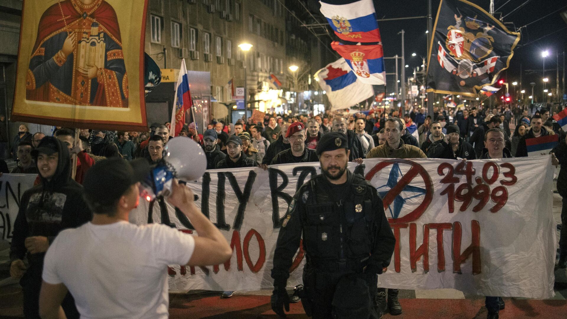 Митинг в поддержку России в Белграде - РИА Новости, 1920, 05.12.2022
