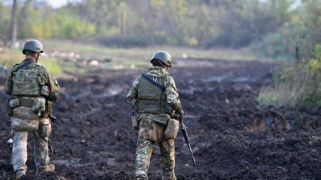 Военнослужащие в зоне проведения СВО