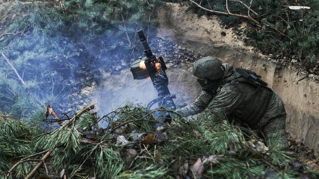 Военнослужащий в зоне проведения СВО