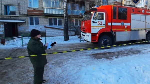 Последствия хлопка газовоздушной смеси в городе Заволжье Нижегородской области