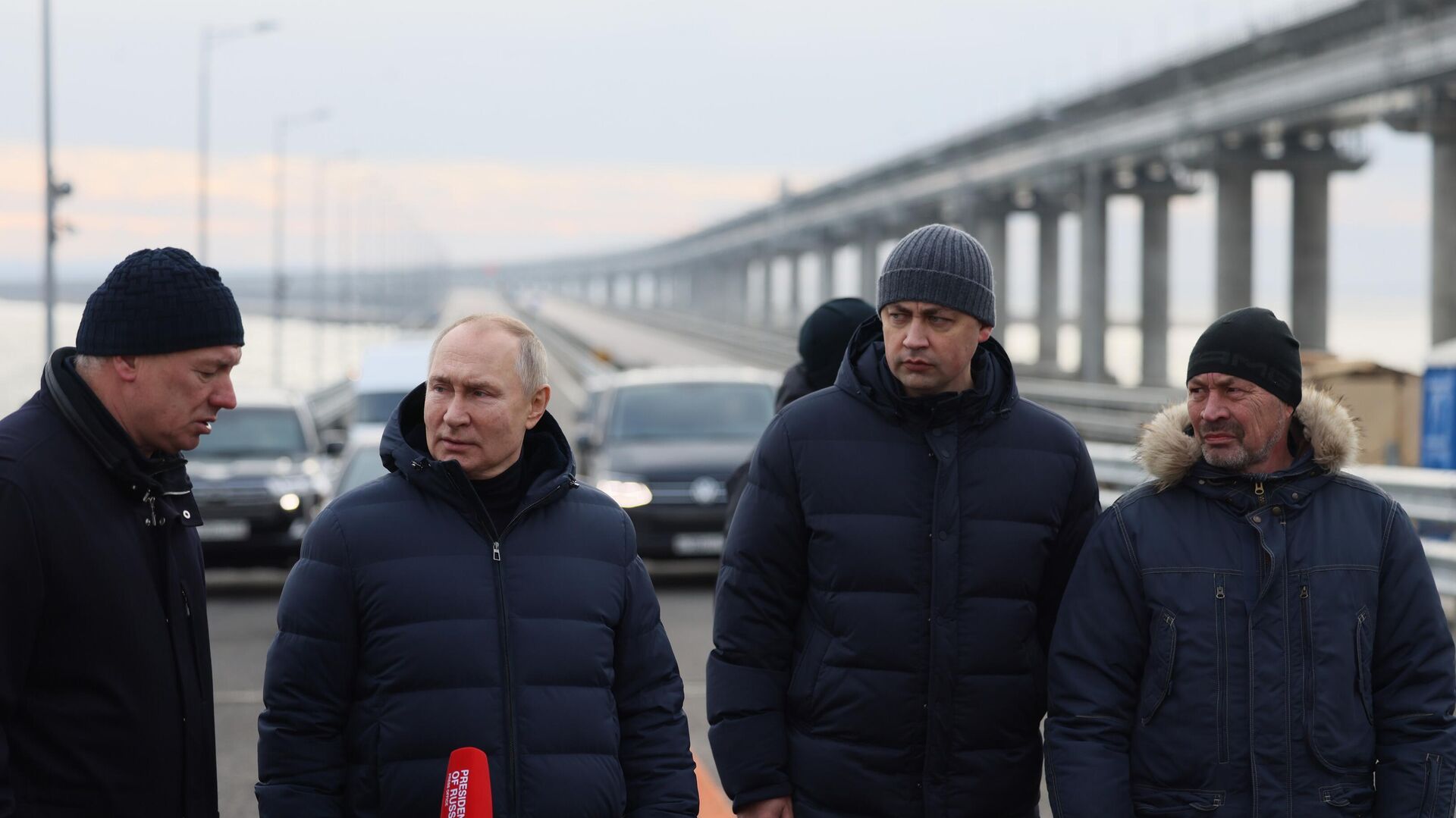 путин открывает крымский мост
