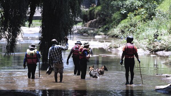Поисково-спасательная операция на реке Юкскей в Йоханнесбурге, ЮАР