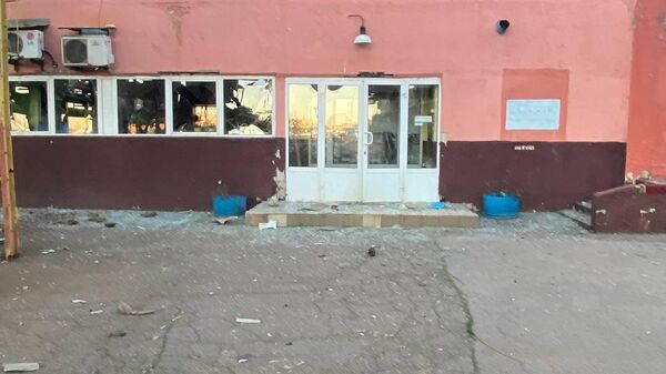 Последствия обстрела Государственного Предприятия Стирол со стороны украинских боевиков. 