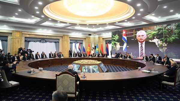 Заседание Высшего Евразийского экономического совета на саммите стран - участниц Евразийского экономического союза в Бишкеке