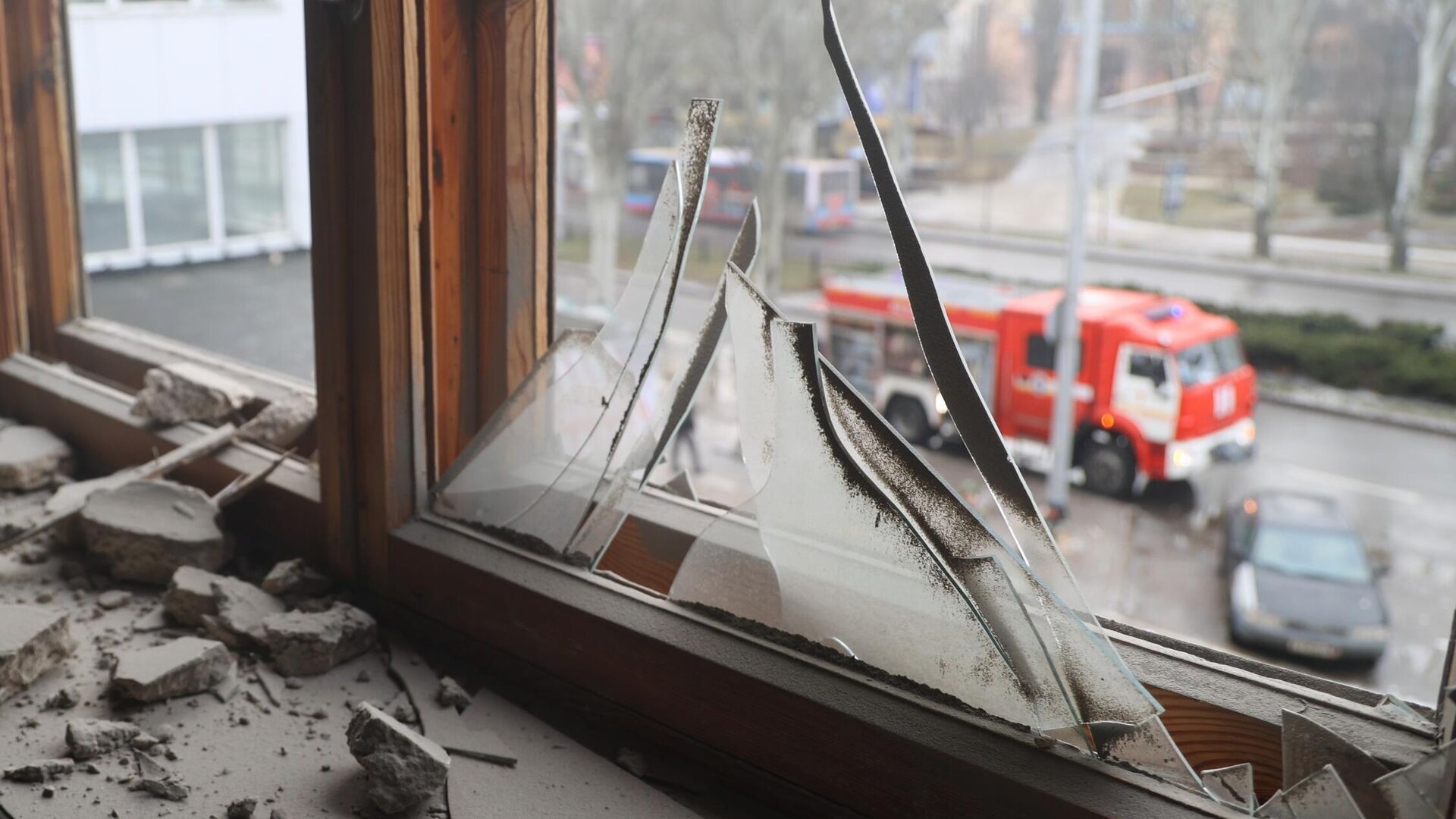 Последствия обстрелов в Донбассе Последствия обстрелов в Донбассе - РИА Новости, 1920, 16.12.2022