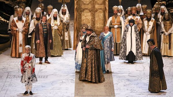 Opera Boris Godunov at La Scala