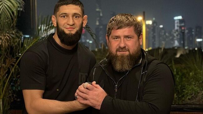 Хамзат Чимаев и Рамзан Кадыров