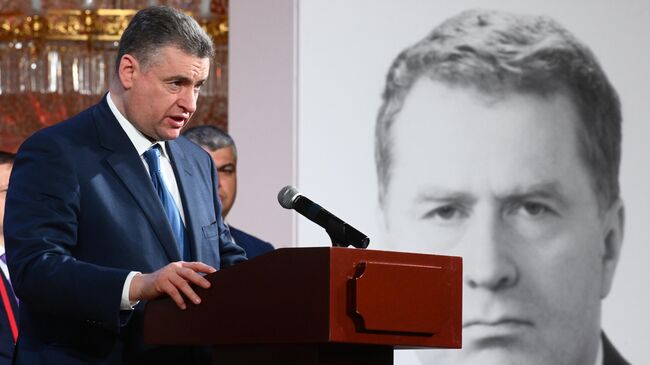 Руководитель фракции ЛДПР Леонид Слуцкий