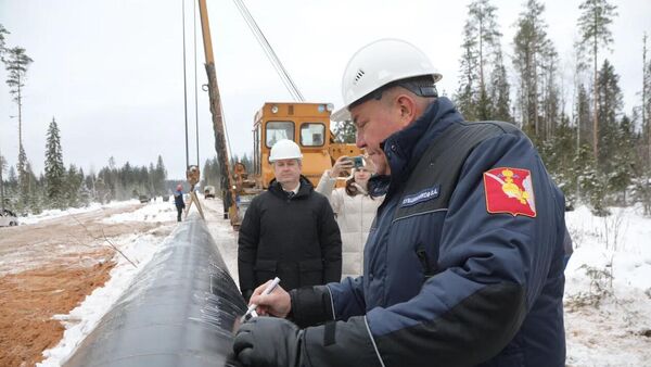 В Вологодской области началось строительство газопровода к Вытегре
