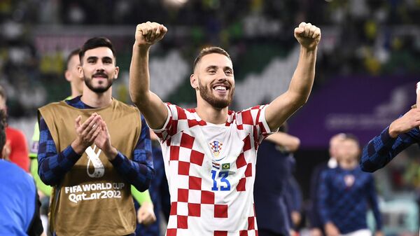 Хорватский футболист Никола Влашич на чемпионате мира 2022 года в Катаре