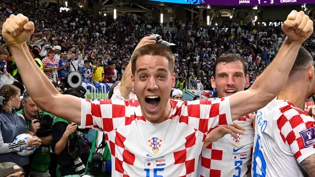 Хорватский футболист Марио Пашалич на чемпионате мира 2022 года в Катаре