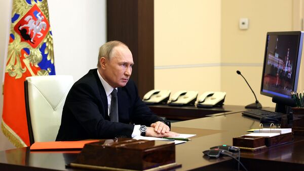 LIVE: Путин на церемонии открытия транспортных объектов в Москве в режиме видеоконференции_13 декабря