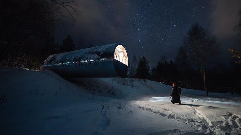 Дома в парке Никола-Ленивец