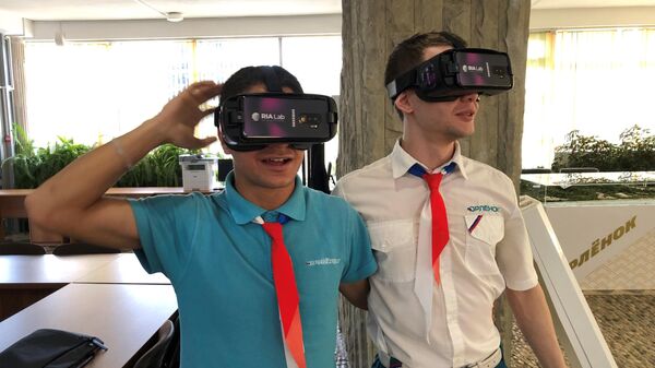 В Орлёнке прошла презентация VR-квеста о Крузенштерне