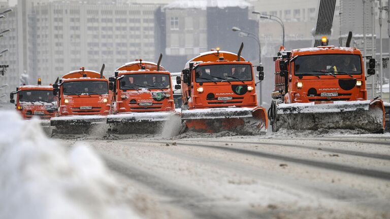 Снег в Москве