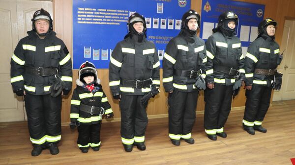 Осор Аюшеев из Республики Бурятия в роли пожарного