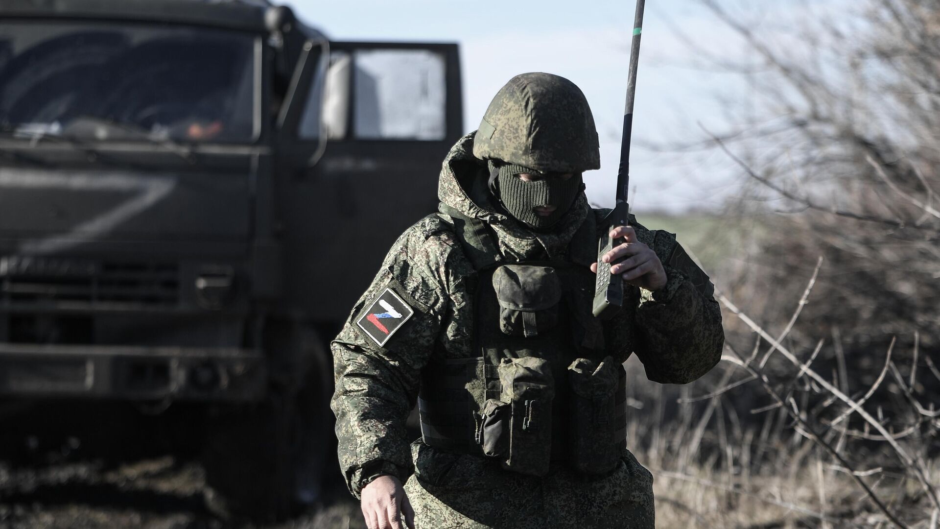 Военнослужащий Вооруженных сил России, задействованный в специальной военной операции - РИА Новости, 1920, 25.01.2023