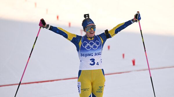 Шведка Эберг выиграла спринт на этапе Кубка мира по биатлону в Поклюке