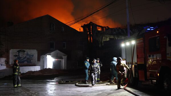 На складе во Владивостоке ликвидировали открытое горение