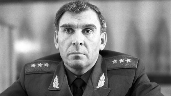 Генерал-полковник, первый заместитель министра обороны СССР, начальник Генерального штаба Вооруженных Сил СССР Михаил Алексеевич Моисеев