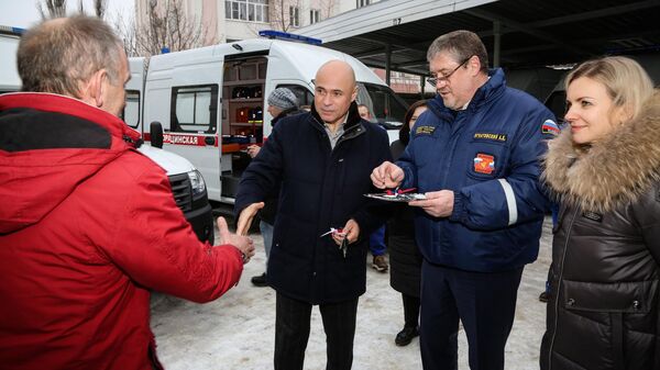 Липецкая область получила 12 новых автомобилей скорой помощи