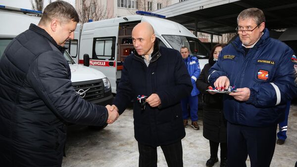 Липецкая область получила 12 новых автомобилей скорой помощи